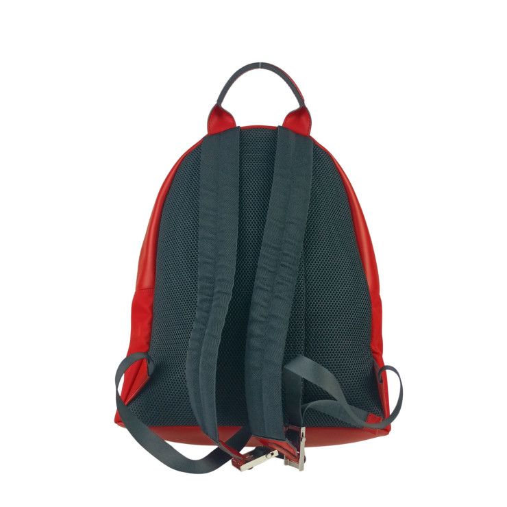Fendi Backpack Monster Series Face 7 Vz012 Red Black Nylon — view 3