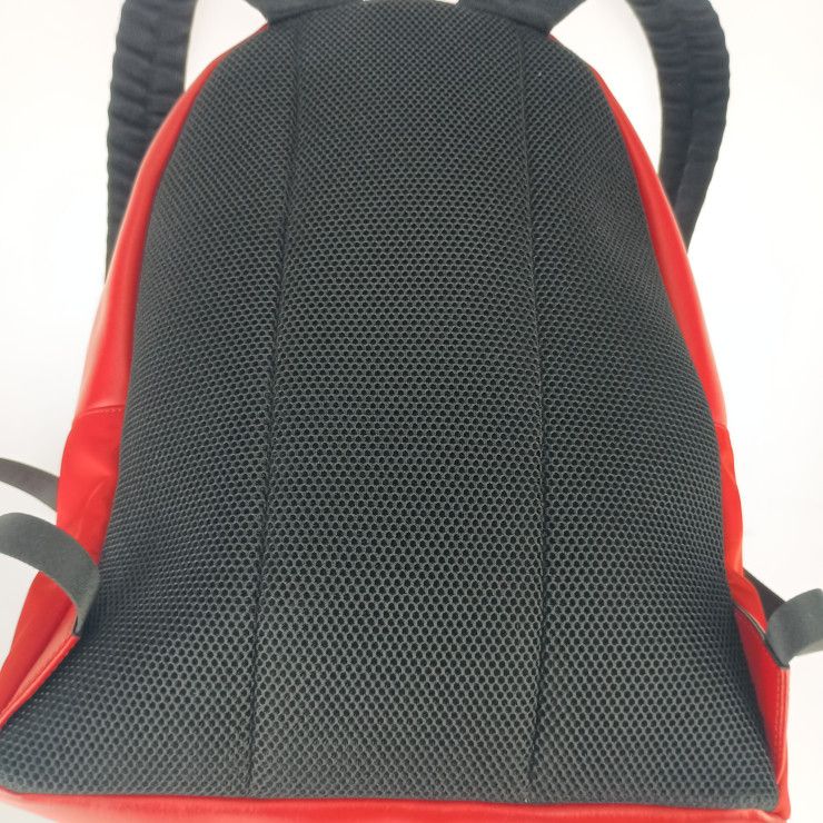 Fendi Backpack Monster Series Face 7 Vz012 Red Black Nylon — view 9