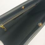 Louis Vuitton Shoulder Bag Saint-tropez Black Epi Gold Hardware — view 9