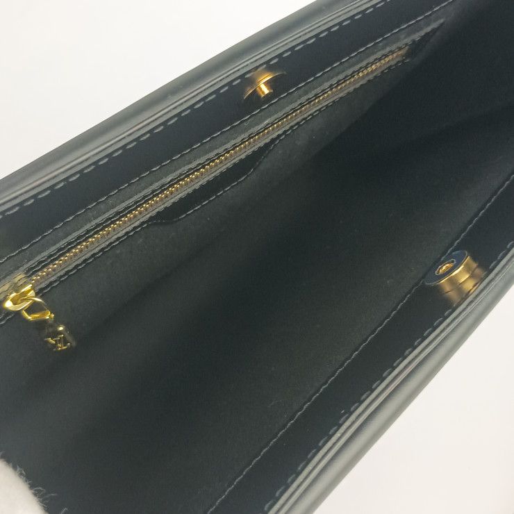 Louis Vuitton Shoulder Bag Saint-tropez Black Epi Gold Hardware — view 9
