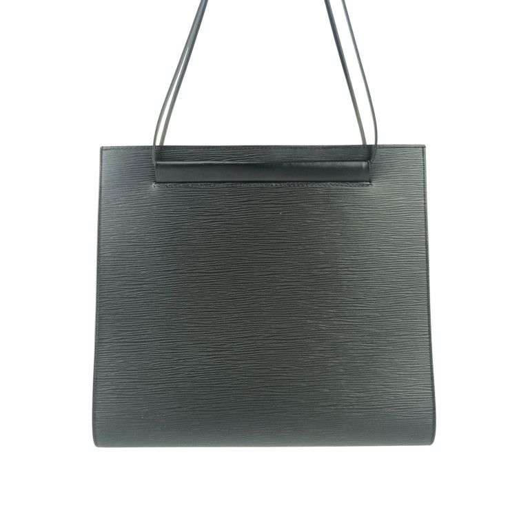 Louis Vuitton Shoulder Bag Saint-tropez Black Epi Gold Hardware — view 4