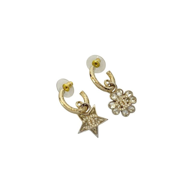 Chanel Coco Mark Star Flower Motif GP Rhinestone 23CS — view 4