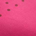 Hermes Polka Dot Scarf Silk Pink Black Reversible Fringe Autumn Winter — view 5