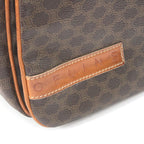 Celine Macadam Pattern Shoulder Bag Brown — view 6