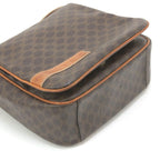 Celine Macadam Pattern Shoulder Bag Brown — view 5