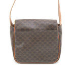 Celine Macadam Pattern Shoulder Bag Brown — view 3