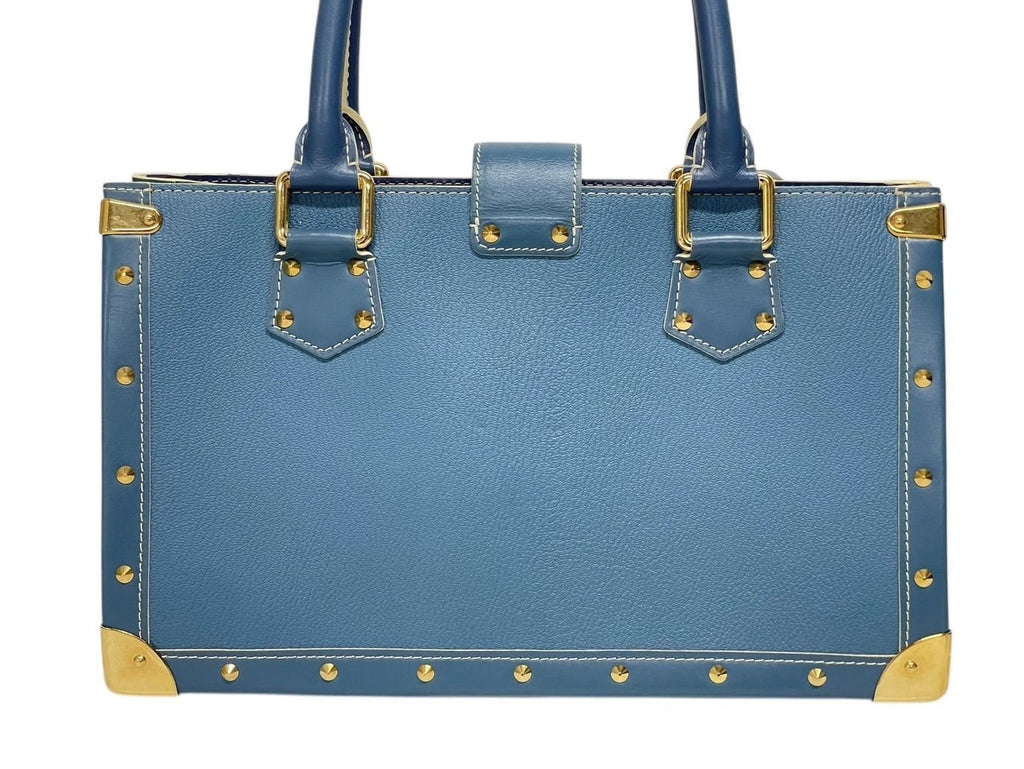 Louis Vuitton Suhali Le Fabuleux Tote Bag Blue — view 3