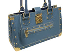 Louis Vuitton Suhali Le Fabuleux Tote Bag Blue — view 4