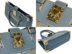 Louis Vuitton Suhali Le Fabuleux Tote Bag Blue — view 8