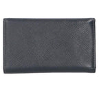 Prada 2 Pg222 Triangle Plate Saffiano Leather Key Case — view 2