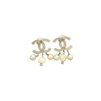 Chanel Coco Mark Motif Plated Rhinestone Faux Pearl 17BK — view 5