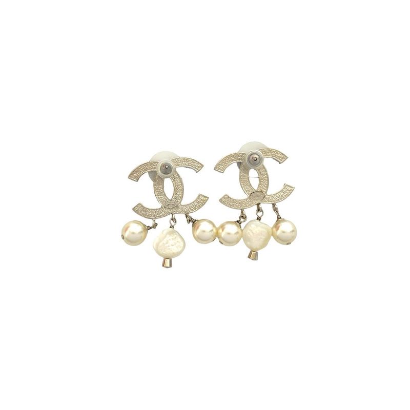 Chanel Coco Mark Motif Plated Rhinestone Faux Pearl 17BK — view 5