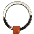 Hermes Carmen Key Holder Ring Fringe Charm Orange — view 3