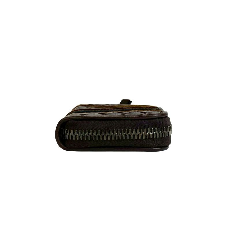 Bottega Veneta Intrecciato Leather Round Zip Coin Case — view 5