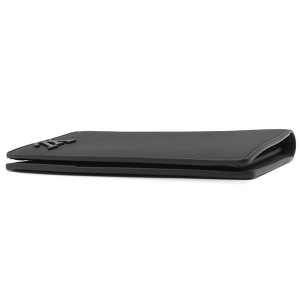 Louis Vuitton Long Wallet Portefeuille Blaza Nm Grain Leather Black Matte — view 3