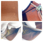 Louis Vuitton Monogram Porte Monet Cles Di Long Wallet Brown — view 8