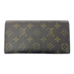 Louis Vuitton Monogram Porte Monet Cles Di Long Wallet Brown — view 5