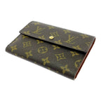 Louis Vuitton Monogram Porte-Tresor Etui Papier Brown Trifold — view 3