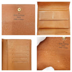 Louis Vuitton Monogram Porte-Tresor Etui Papier Brown Trifold — view 7