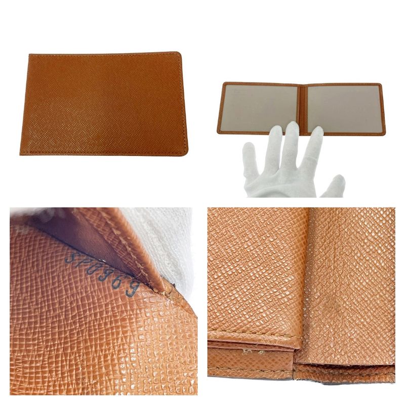 Louis Vuitton Monogram Porte-Tresor Etui Papier Brown Trifold — view 8