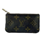Louis Vuitton Monogram Pochette Cles Coin Case Brown — view 4