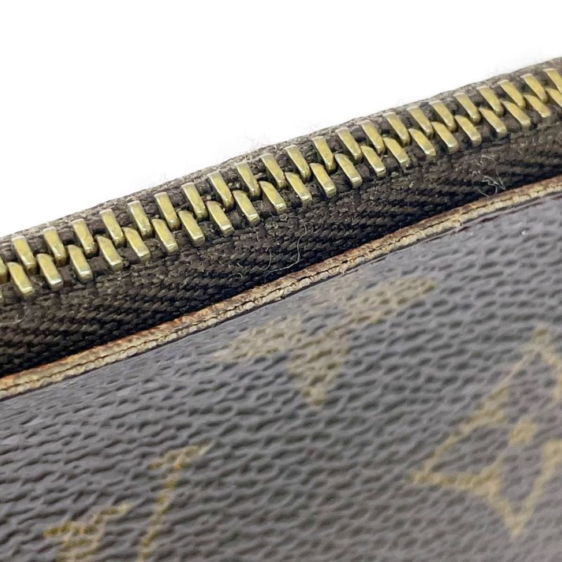 Louis Vuitton Monogram Pochette Cles Coin Case Brown — view 7