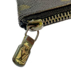 Louis Vuitton Monogram Pochette Cles Coin Case Brown — view 6