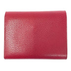 Prada Leather Trifold Wallet Red — view 5