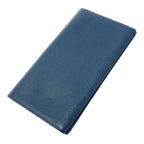 Hermes Epson Mc2 Fleming Long Wallet in Navy Engraved — view 4