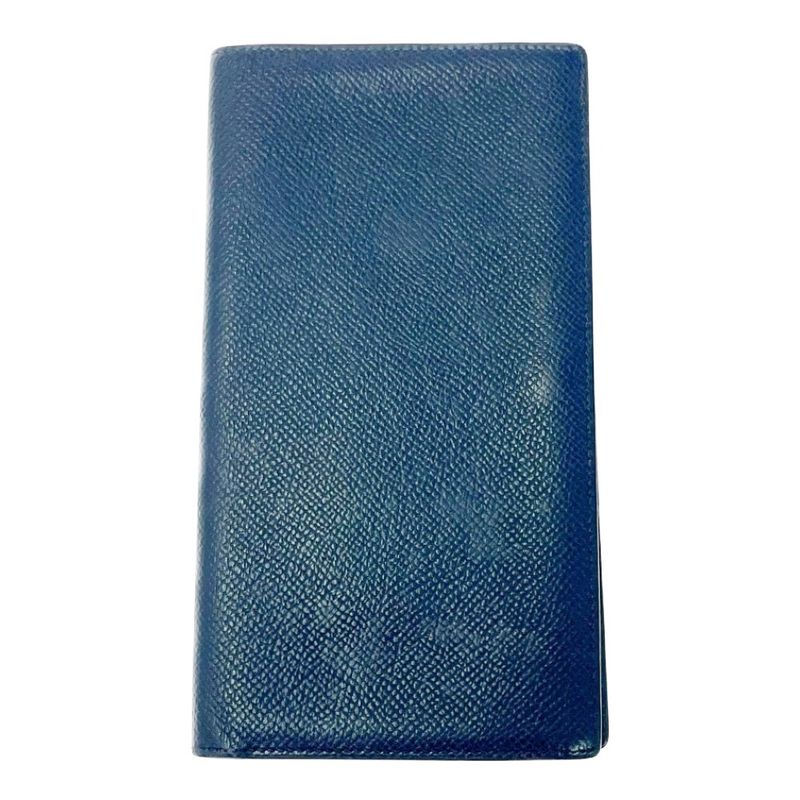 Hermes Epson Mc2 Fleming Long Wallet in Navy Engraved — view 2