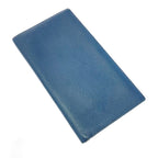 Hermes Epson Mc2 Fleming Long Wallet in Navy Engraved — view 3