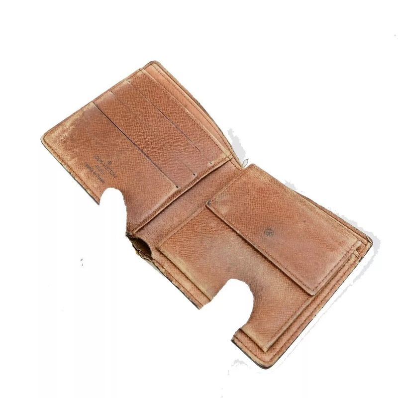 Louis Vuitton Long Wallet Monogram 3 Set Bifold 66 Bs078 — view 8