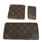 Louis Vuitton Long Wallet Monogram 3 Set Bifold 66 Bs078 — view 2