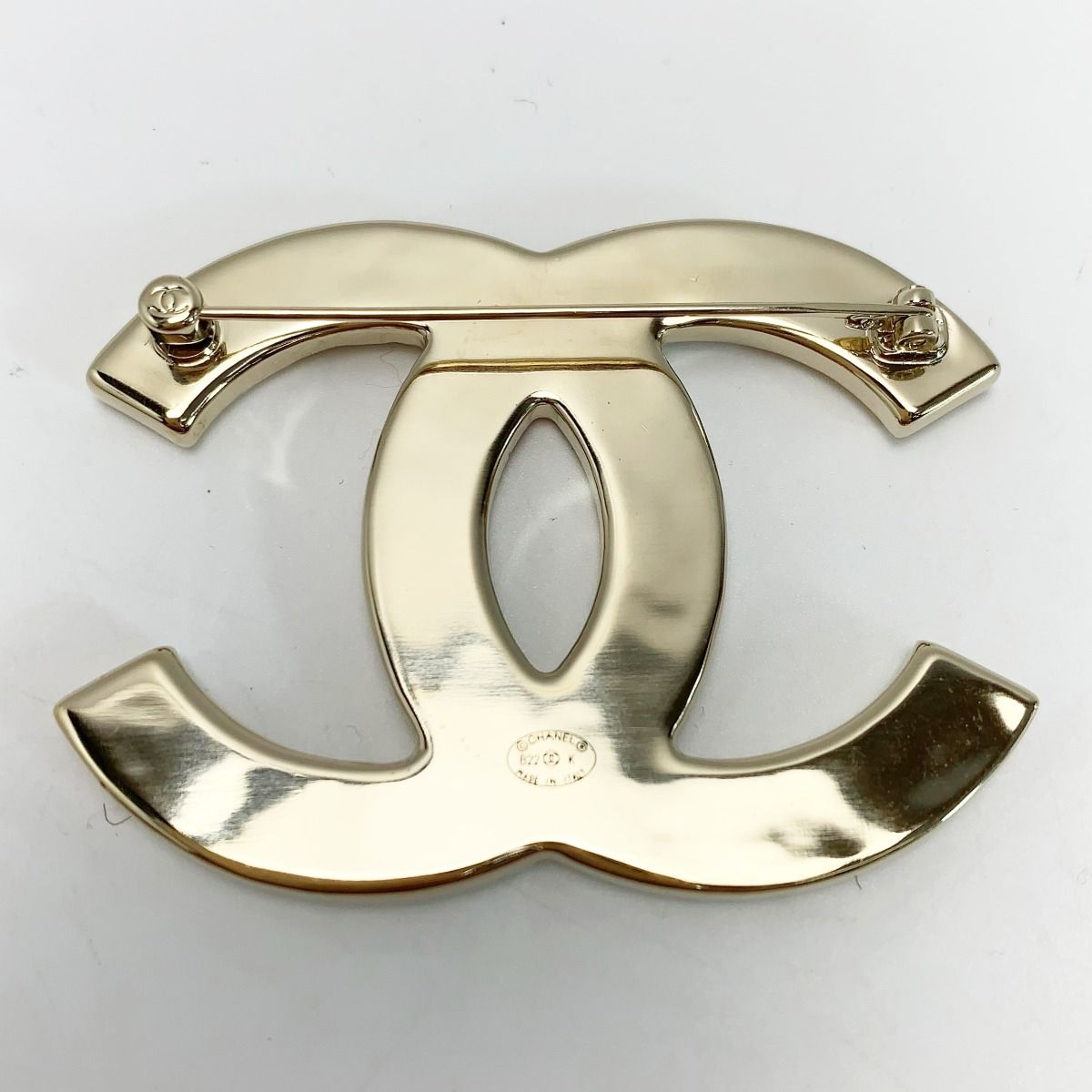 Chanel Coco Mark Pink Black Brooch Accessories — view 3