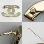 Chanel Coco Mark Pink Black Brooch Accessories — view 8