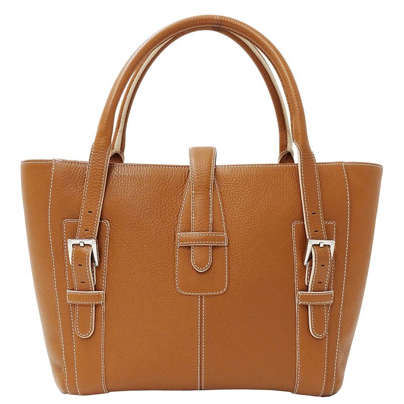 Loewe Bag Tote Senda Leather Camel Handbag Commute — view 2