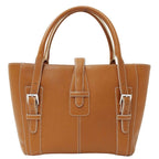 Loewe Bag Tote Senda Leather Camel Handbag Commute — view 2