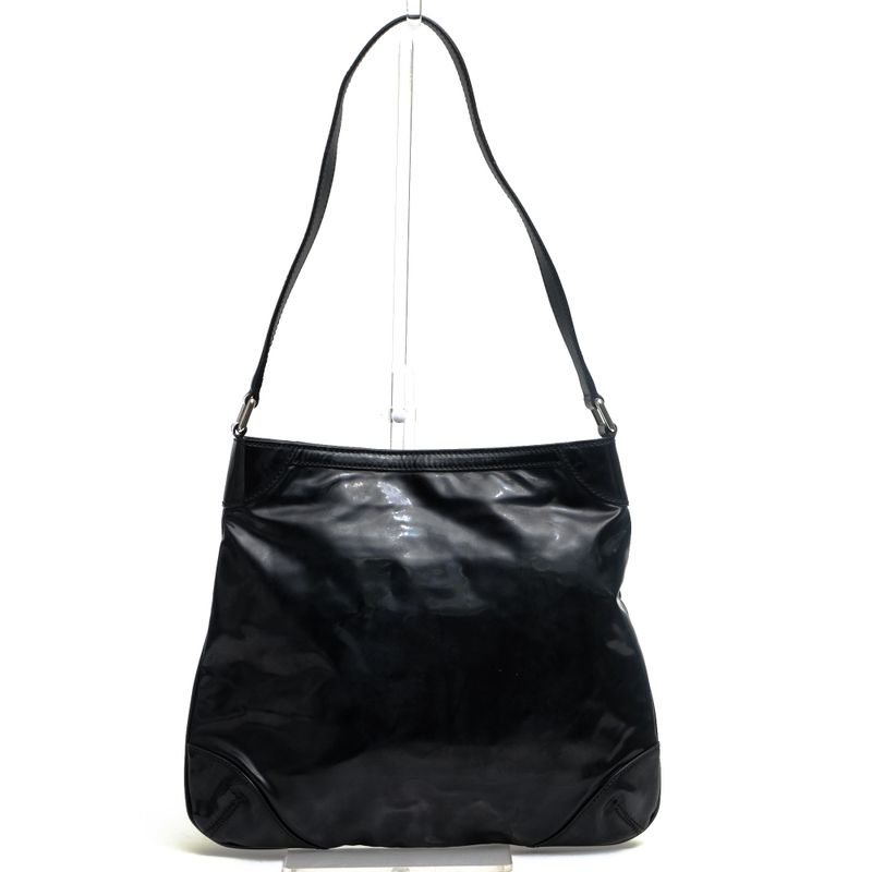 Gucci Bag Shoulder Women Enamel Patent Leather Black — view 2