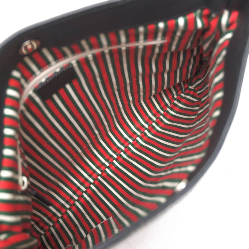 Gucci Bag Shoulder Women Enamel Patent Leather Black — view 8