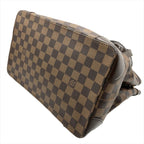 Louis Vuitton Hampstead PM Handbag Damier Ebene Brown Gold Hardware — view 4