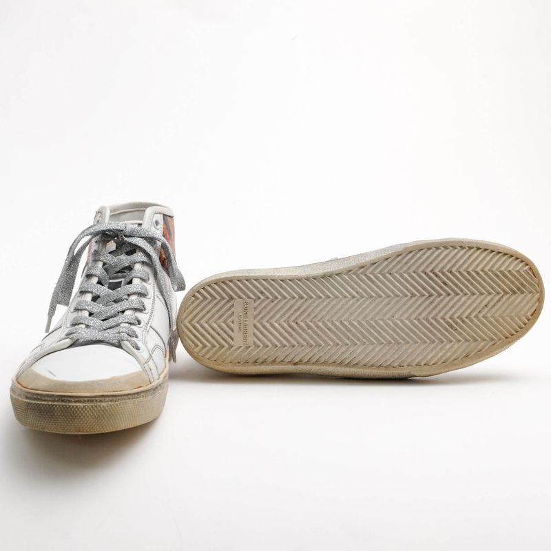 Yves Saint Laurent Shoes Sneakers High Cut Men Leather — view 7