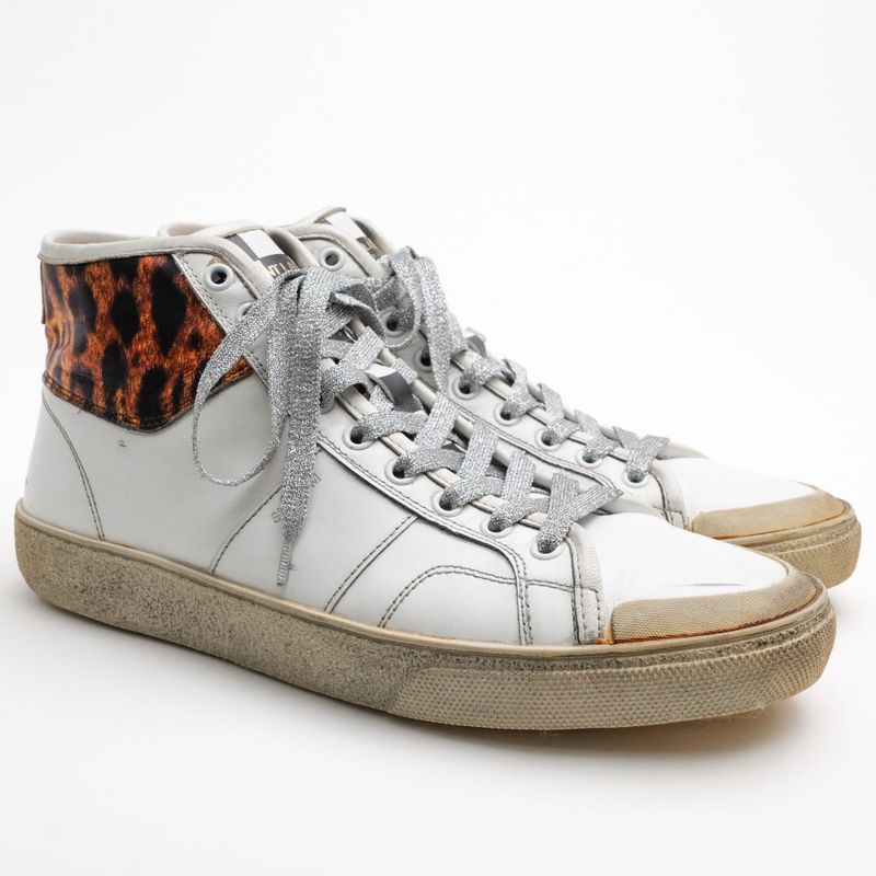 Yves Saint Laurent Shoes Sneakers High Cut Men Leather — view 2