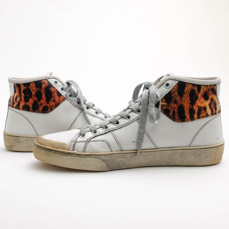 Yves Saint Laurent Shoes Sneakers High Cut Men Leather — view 3