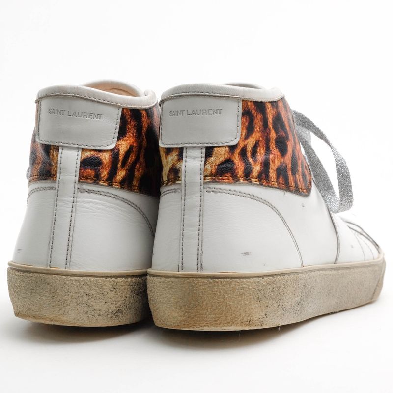 Yves Saint Laurent Shoes Sneakers High Cut Men Leather — view 4