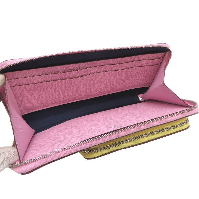 Hermes Shoulder Nouveau To Go Zip B Stamp Swift Mauve Bag — view 7