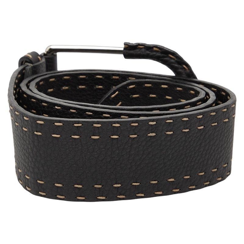 Fendi Selleria Belt Size 90 36 Black Leather — view 4