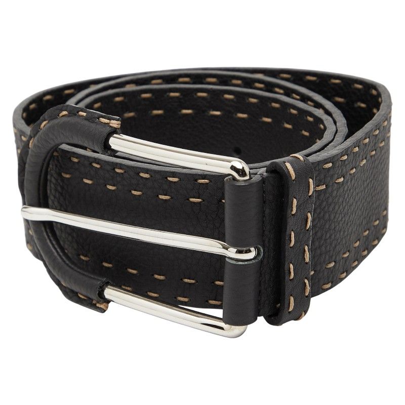 Fendi Selleria Belt Size 90 36 Black Leather — view 3