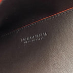 Bottega Veneta Triangle Pouch Coin Case Leather Red — view 7