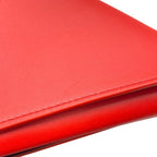 Bottega Veneta Triangle Pouch Coin Case Leather Red — view 5