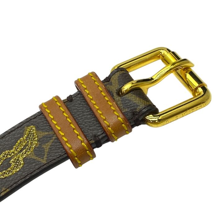 Louis Vuitton Santure Belt Arjun Monogram Dantele Accessories Logo Leather — view 3